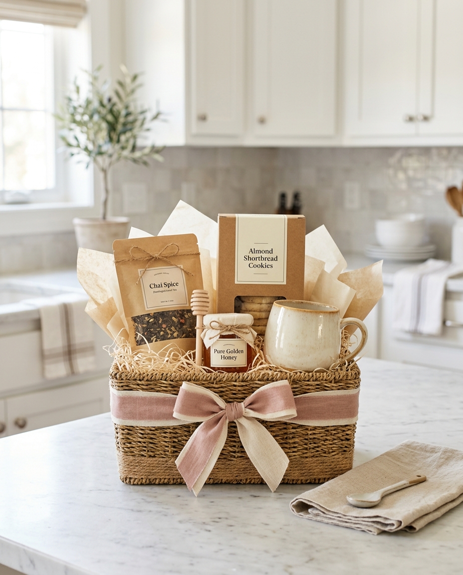 Gift baskets handmade by Willow & Wrap Co.