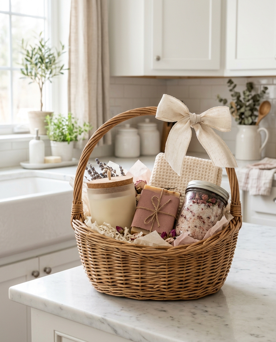 A Quiet Moment — gift basket by Willow & Wrap Co.