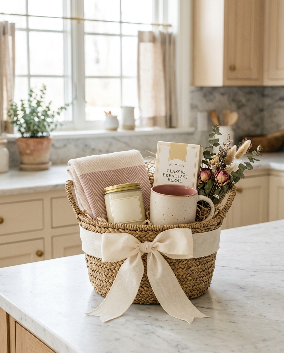 Welcome Home — gift basket by Willow & Wrap Co.